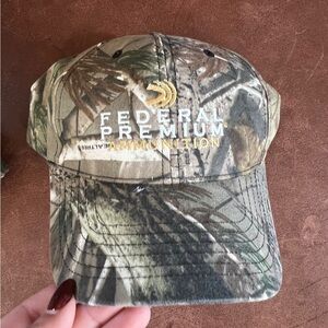 Camo Baseball Cap with Logo